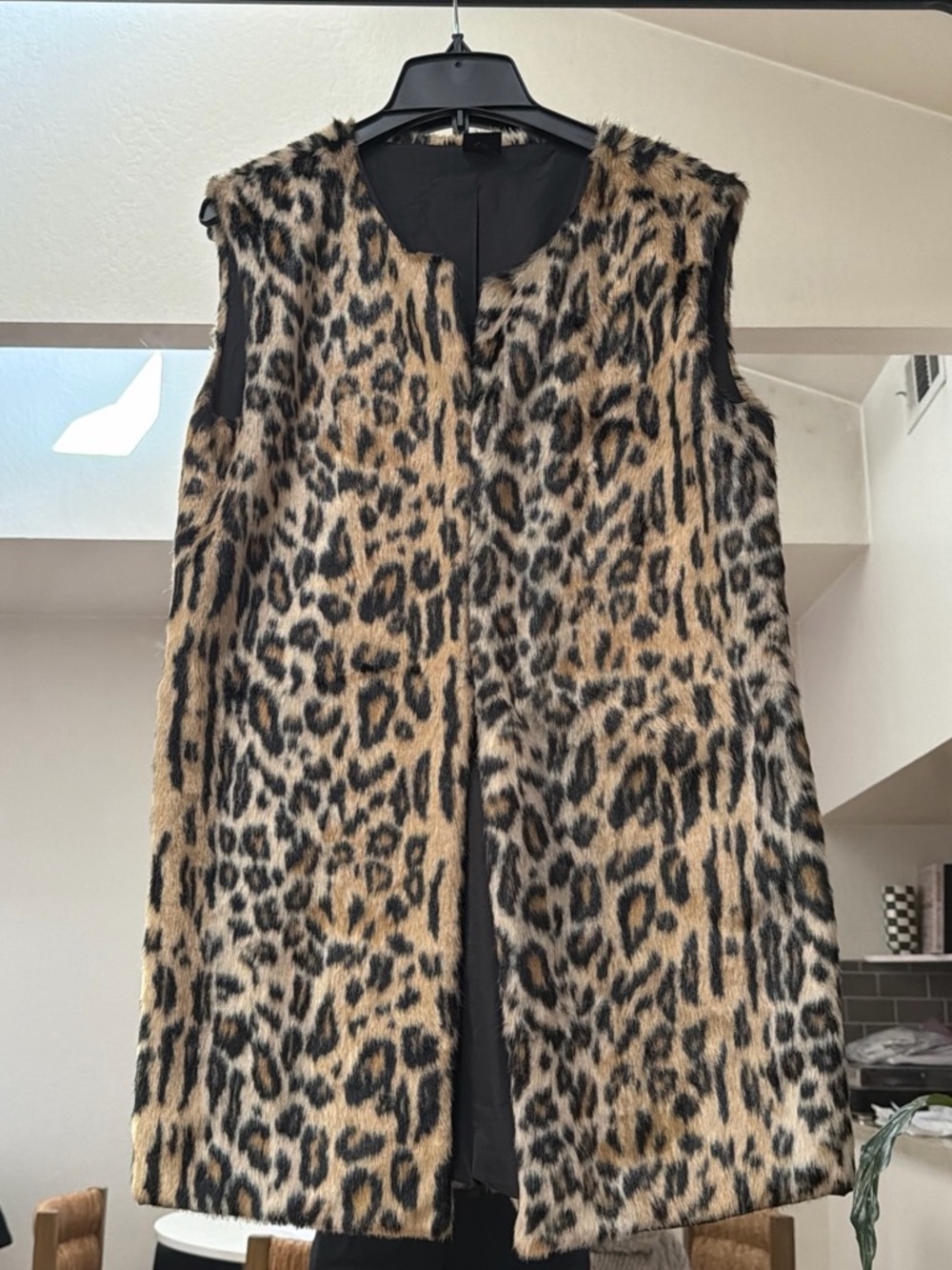 Love Token faux Fur Vest. Size Medium